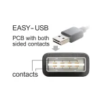 DeLock Regular USB 2.0 to micro USB Cable Μαύρο 2m (83850) - Image 4