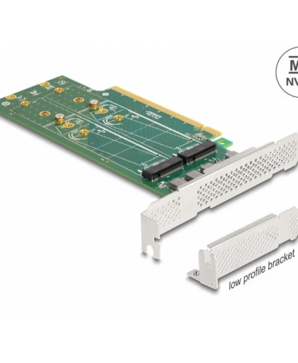 Delock Pci Express To 4 X Nvme M.2 Key M Internal Lpff Bifurcation Delock 90090