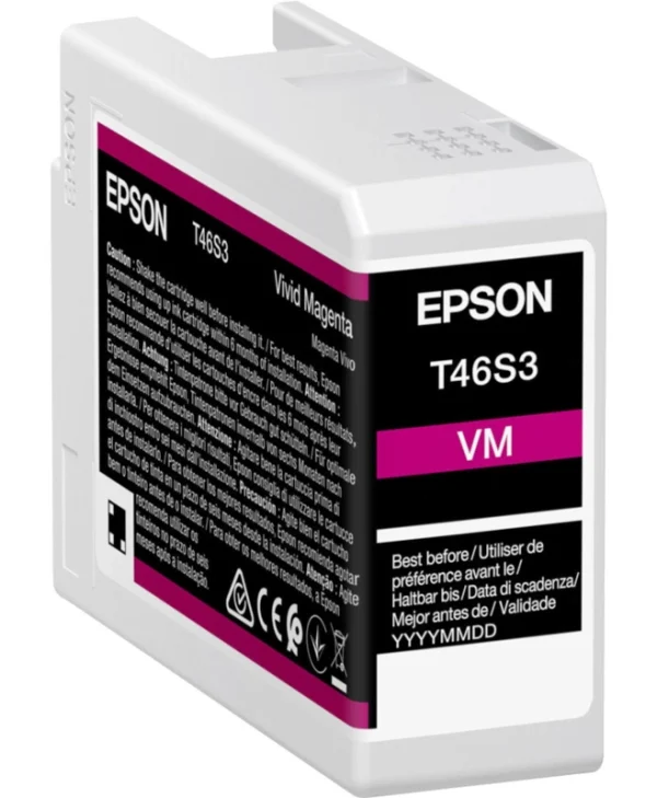 Epson UltraChrome PRO 46S30N Γνήσιο Μελάνι Εκτυπωτή InkJet Vivid Ματζέντα (C13T46S30N)