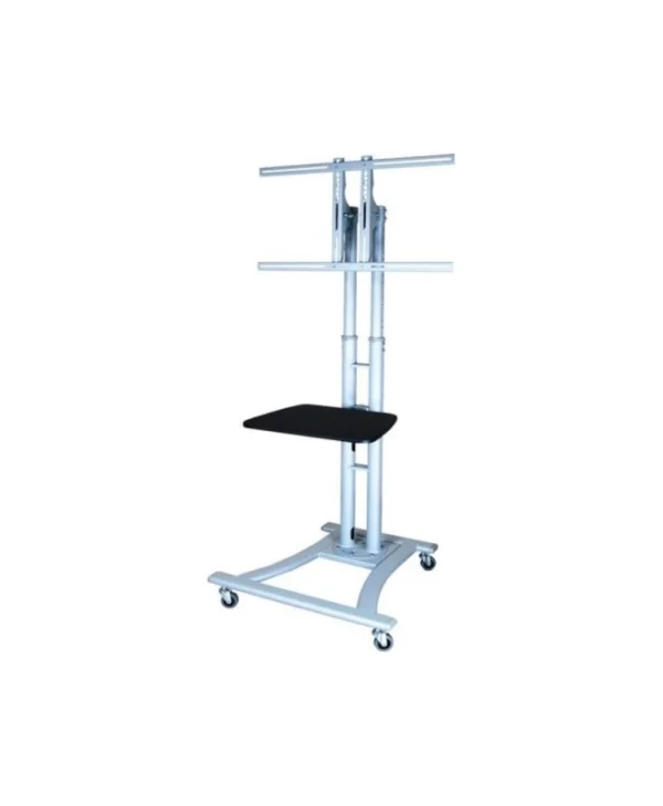 Value TV Cart Silver Βάση Τηλεόρασης Δαπέδου έως 60" και 50kg 17.99.1320