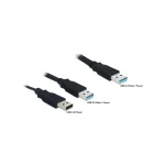DeLock USB 3.0 Cable USB-A male - USB-A male - USB2.0-A male 0.6m (82908)