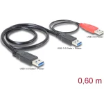 DeLock USB 3.0 Cable USB-A male - USB-A male - USB2.0-A male 0.6m (82908) - Image 2