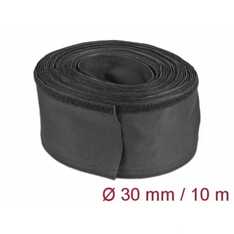Delock Cable Organizer Delock 19216 Velcro Width 3 Cm Length 10 M Black
