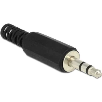 DeLock Βύσμα 3.5mm Jack male 10τμχ Μαύρο 65534