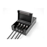 Delock Κυτίο Ένωσης 4 Θυρών 66235 Keystone Modules Μαύρο - Image 2