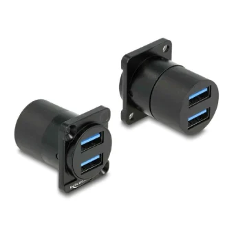 DeLock Μετατροπέας USB-A female σε USB-A 2x female 1τμχ 87813