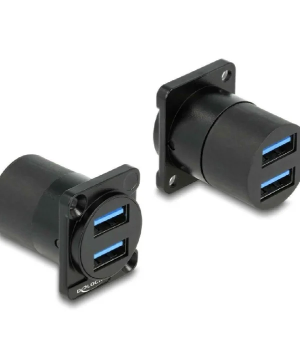 DeLock Μετατροπέας USB-A female σε USB-A 2x female 1τμχ 87813