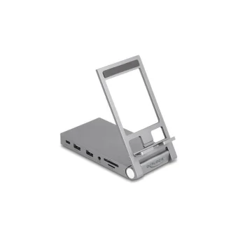 DeLock USB-C Docking Station με HDMI 4K PD Γκρι (88199)