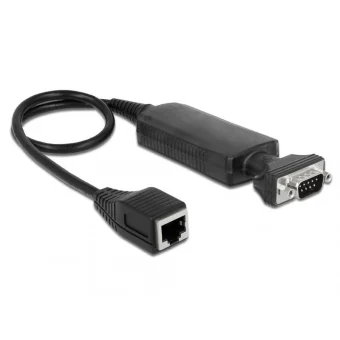 Delock Lan Adapter Rj45 To Serial Rs-232 Db9 M-t Delock 62976