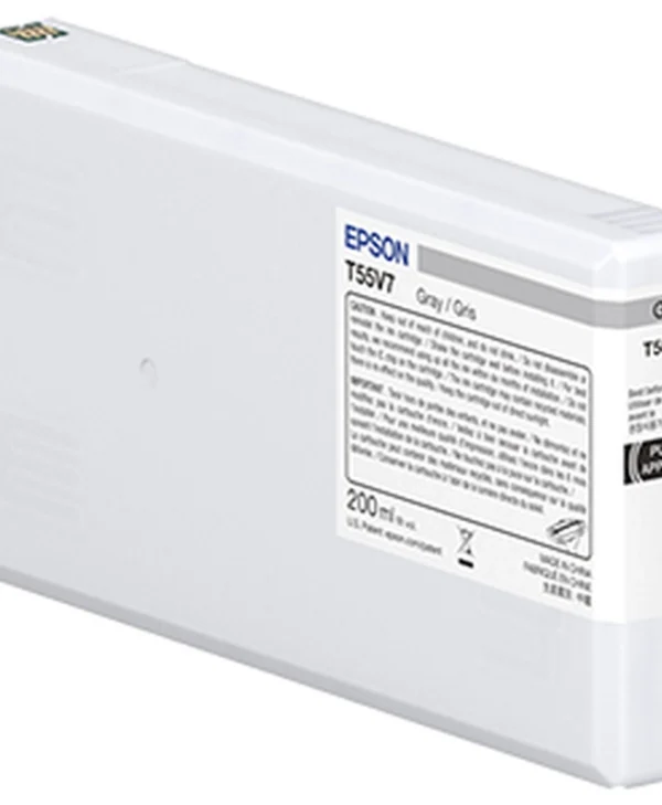 Epson T55W7 Γνήσιο Μελάνι Εκτυπωτή InkJet Γκρι (C13T55W700)