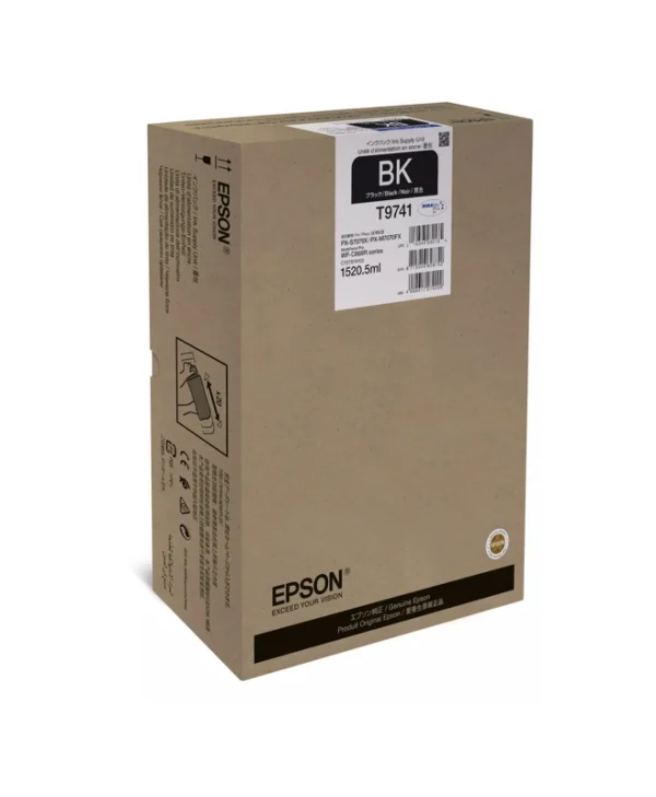 Epson T9741 Γνήσιο Μελάνι Εκτυπωτή InkJet Μαύρο (C13T97410N)
