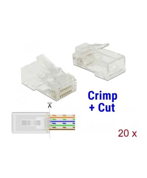 DeLock Βύσμα RJ-45 male 20τμχ (86453)