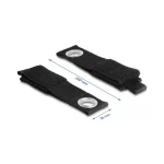 DeLock Velcro Δεματικά Καλωδίων 260x38mm Μαύρο 5τμχ 19560 - Image 3