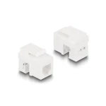 DeLock Σετ βάση Keystone με 3x Keystone module, RJ45/RJ11 Cat.6 Keystone 1τμχ 87104 - Image 6