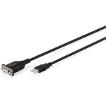 Digitus Καλώδιο RS232 9-pin male σε USB-A 18m DA-70172 1τμχ