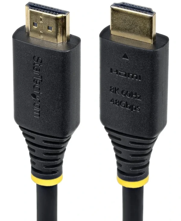 StarTech HDMI 2.1 Cable HDMI male - HDMI male 1m Μαύρο HDMI21-CBL-8K60-1M