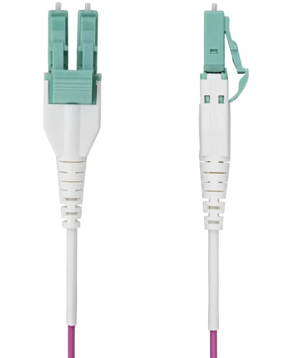 StarTech Καλώδιο Οπτικής Ίνας LC-LC 2m Μωβ 1τμχ OM4RLCLC2M