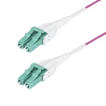StarTech Καλώδιο Οπτικής Ίνας LC-LC 2m Μωβ 1τμχ OM4RLCLC2M - Image 2
