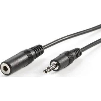 Value Καλώδιο 3.5mm male - 3.5mm female Μαύρο 3m (11.99.4353-50)