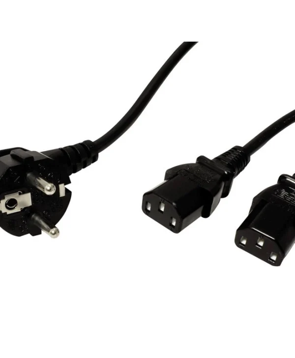 Value Schuko - IEC C13 Cable 1.8m Μαύρο 19.99.1022B