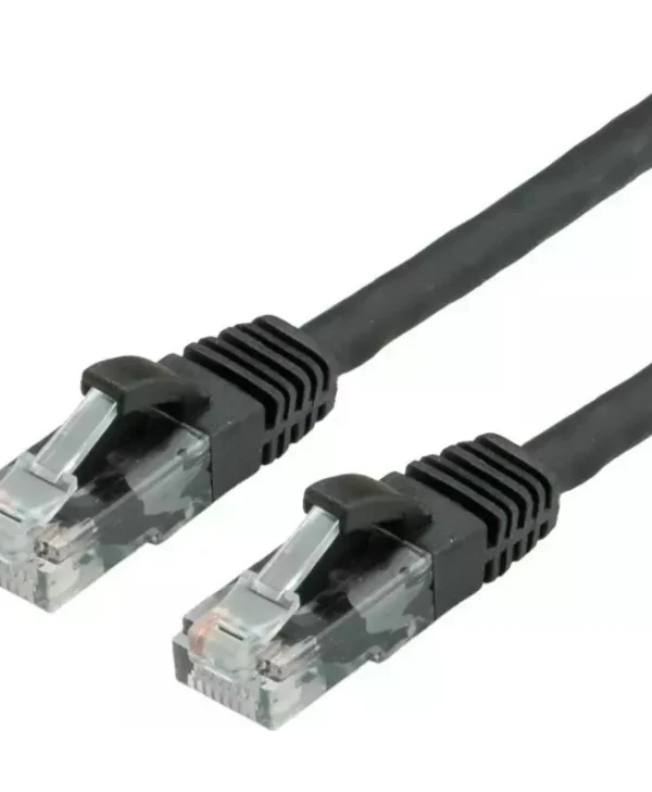 Value U/UTP Cat.6 Καλώδιο Δικτύου Ethernet 2m Μαύρο 1τμχ 21.99.1045