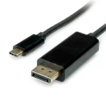 Value USB 2.0 Cable USB-C male - DisplayPort Μαύρο 2m 11.99.5846-10 - Image 2