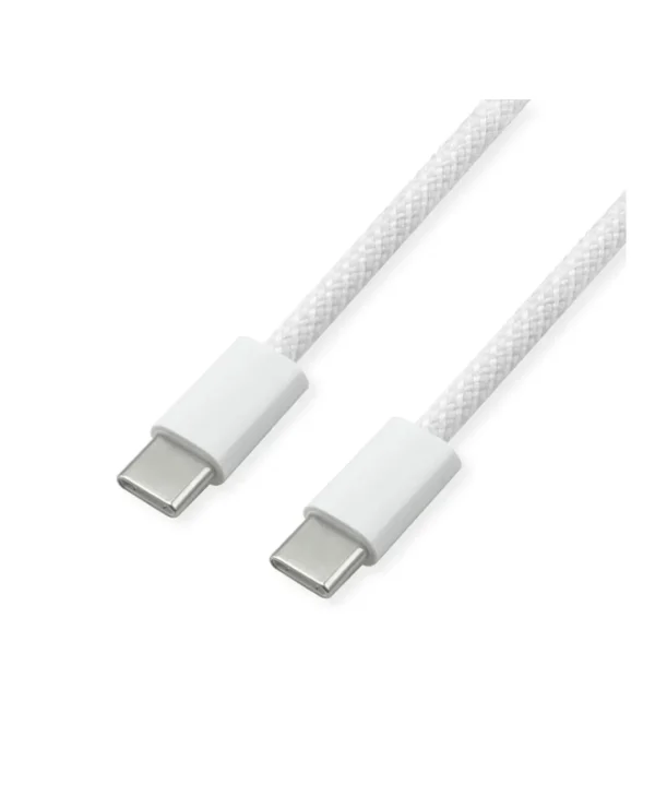 Value USB 2.0 Cable USB-C male - USB-C 60W Λευκό 2m 11.99.8341-10