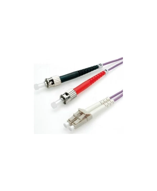 Value Καλώδιο Οπτικής Ίνας LC-ST 2m Μωβ 1τμχ 21.99.8772