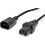 Value IEC C14 - IEC C15 Cable 1m Μαύρο 19.99.1121 - Image 3