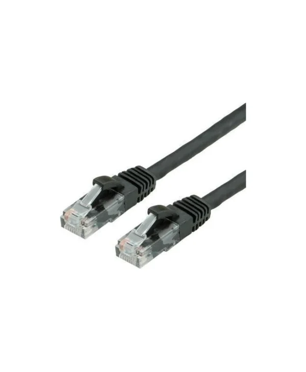 Value U/UTP Cat.6a Καλώδιο Δικτύου Ethernet 1m Μαύρο 1τμχ 21.99.1461