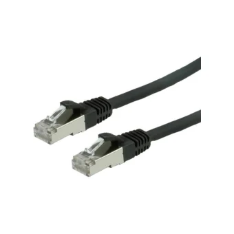 Value S/FTP Καλώδιο Δικτύου Ethernet 0.5m Μαύρο 1τμχ 21.99.1225