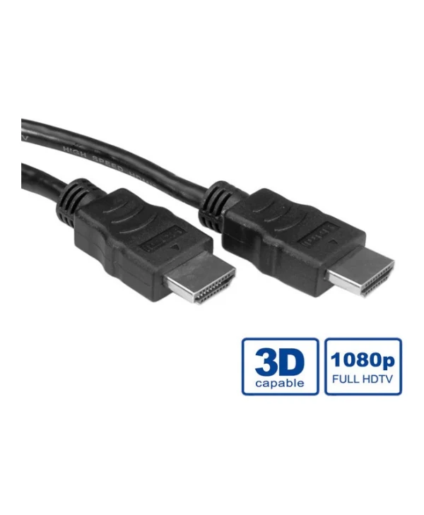 Value HDMI 1.4 Cable HDMI male - HDMI male 20m Μαύρο 11.99.5548