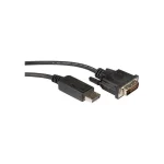 Value Cable DVI-D male - DisplayPort male 2m Μαύρο (11.99.5610) - Image 2
