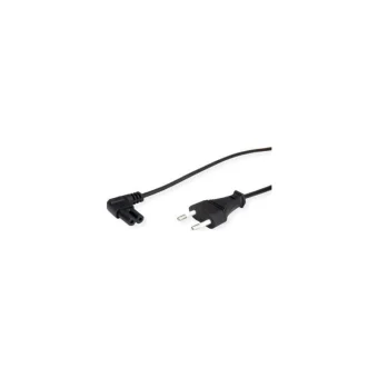 Value Euro / IEC C7 - Euro / IEC C7 Cable 1.8m Μαύρο 19.99.2088