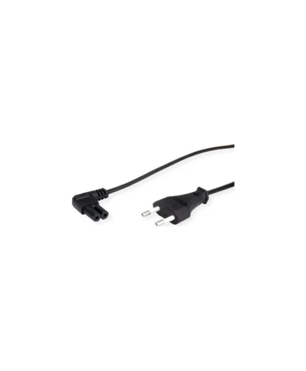 Value Euro / IEC C7 - Euro / IEC C7 Cable 1.8m Μαύρο 19.99.2088