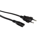 Value Euro / IEC C7 - Euro / IEC C7 Cable 5m Μαύρο 19.99.2094