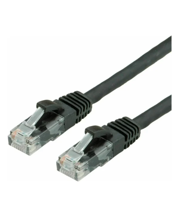 Value U/UTP Cat.6a Καλώδιο Δικτύου Ethernet 0.3m Μαύρο 1τμχ (21.99.1464-100)