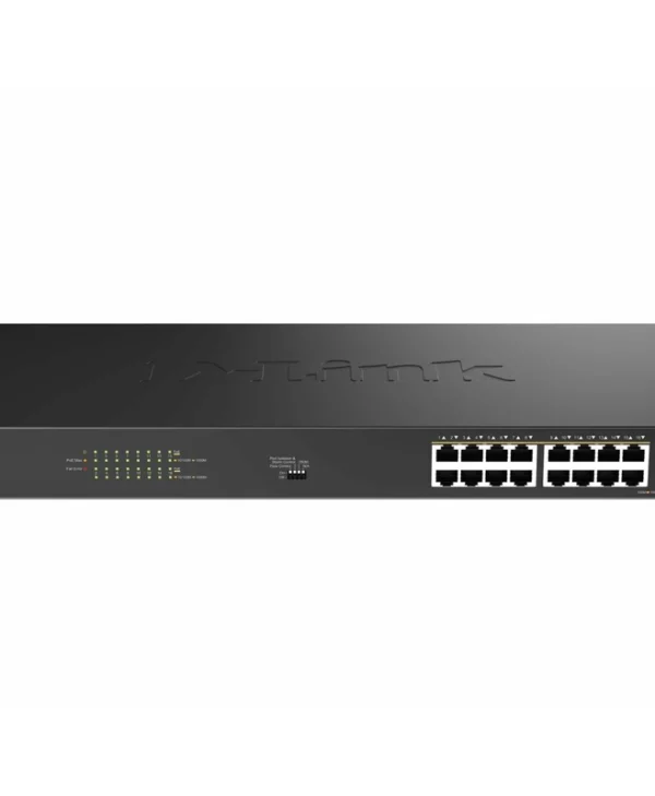 D-Link DGS-1018P/E L2 Switch με 16 Θύρες Gigabit (1Gbps) Ethernet και 2 SFP Θύρες