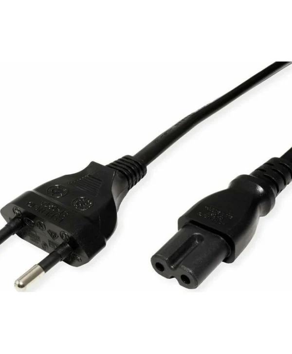 Roline IEC C7 - Euro Cable 1.8m Μαύρο 19.07.2096