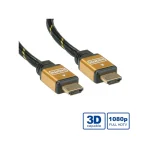 Roline HDMI 1.4 Cable HDMI male - HDMI male 10m Μαύρο 11.04.5506 - Image 2