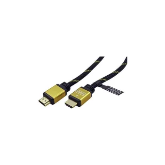 Roline Angle Cable HDMI male - HDMI male 15m Μαύρο 11.04.5508
