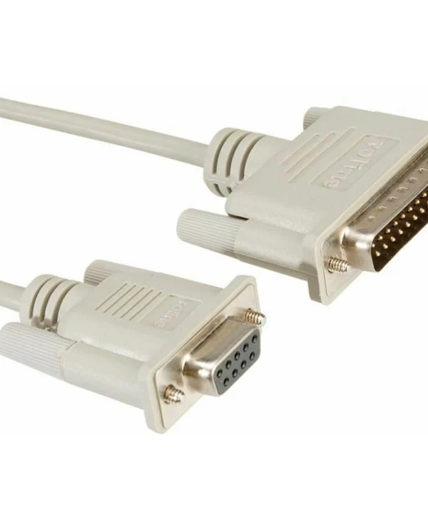 Roline Καλώδιο RS232 25-pin male σε RS232 9-pin female 3m (Modem Cable) 11.01.4530