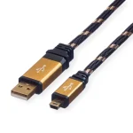 Roline USB 2.0 Cable USB-A male - Μαύρο 1.8m 11.02.8822 - Image 2