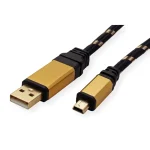 Roline USB 2.0 Cable USB-A male - Μαύρο 1.8m 11.02.8822 - Image 3