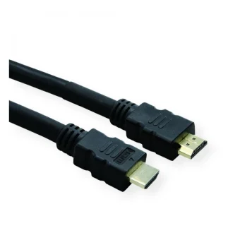Roline Cable HDMI male - HDMI male 25m Μαύρο 14.01.3458