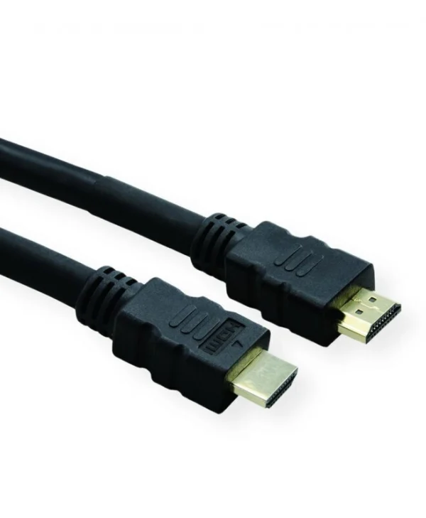 Roline Cable HDMI male - HDMI male 25m Μαύρο 14.01.3458