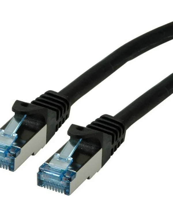 Roline U/UTP Cat.6a Καλώδιο Δικτύου Ethernet 1m Μαύρο 21.15.2851