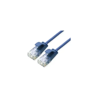 Roline U/UTP Cat.6a Καλώδιο Δικτύου Ethernet 0.5m Μπλε 1τμχ 21.15.3942