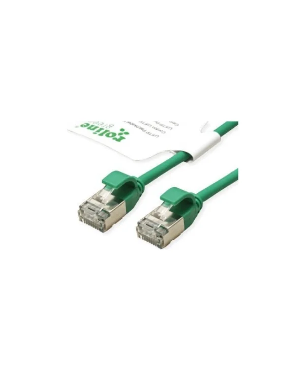 Roline F/UTP Cat.6a Καλώδιο Δικτύου Ethernet 1.5m Πράσινο 1τμχ 21.44.3334