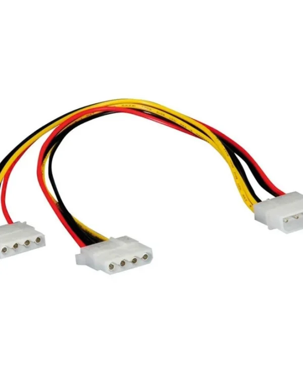 Psu Cable Splitter 4pin Molex To 2x 4pin Molex 5.25 2x5.25 11.03.1005